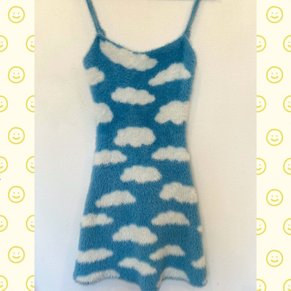 dELIA*s Fuzzy Cloud Dress & Shawl Matching Set